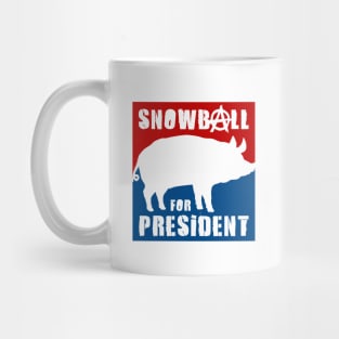 Orwell - Animal Farm - Snowball for President Mug